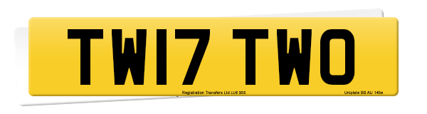 Registration number TW17 TWO